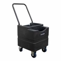XPOWER Reservoir Tank: Polyethylene, 11.8 gal Tank Capacity, 16 7/8 in x 16 7/8 in x 20 3/8 in (MPN WT-45). Key specifications — Includes: Wheel; For Use with: 857AF6; Material: Polyethylene; Manufacturer Part Number: WT-45; Brand: XPOWER; Color: Black.