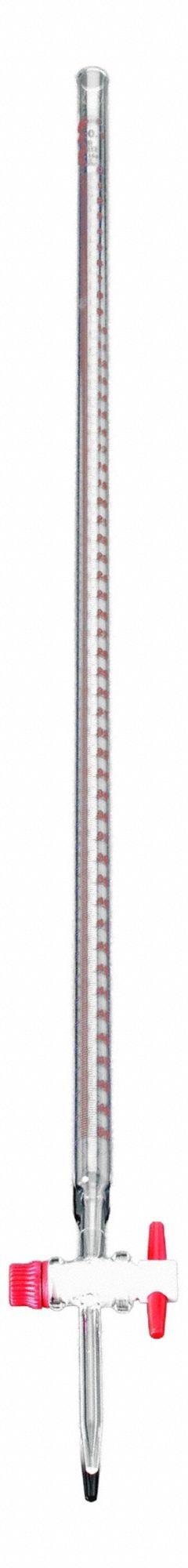 UNITED SCIENTIFIC SUPPLIES INC Straight Bore Buret: 10 mL, A, 798 mm, ±0.02 mL, 0.02 mL Inc, Glass (MPN BR2129-10). Key specifications — Closure Included: No; Tolerance: ±0.02 mL; Brand: UNITED SCIENTIFIC SUPPLIES INC; Body Material: Glass.