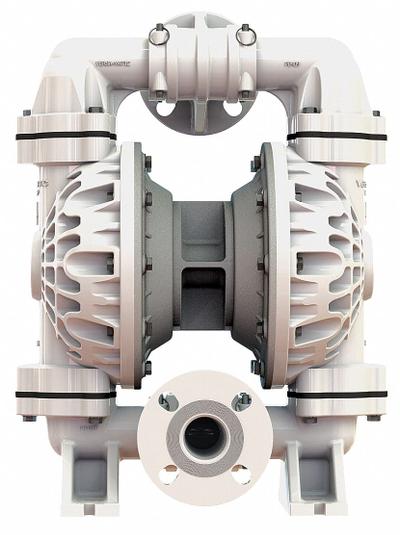 VERSAMATIC Double Diaphragm Pump: Polypropylene Body, 1 1/2 in, Flange Connection - Polypropylene Housing AODD Pumps