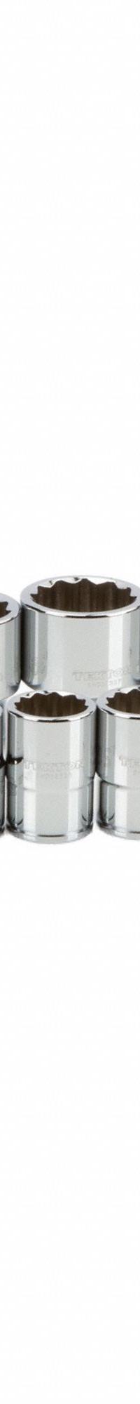 TEKTON Socket Set: 3/4 in Drive, 23 Piece, 12-Point, Metric, 19 mm to 50 mm (MPN SHD93016). Key specifications — attr1224269: 3/4 in; attr1204685: Not Tether Capable; attr1227399: 12-Point Standard Socket Set; attr1204650: 19 mm to 50 mm; attr1204673: Socket Bits Not Included; attr1204688: TEKTON; attr1224230: Friction; attr1224354: No Thin Wall.