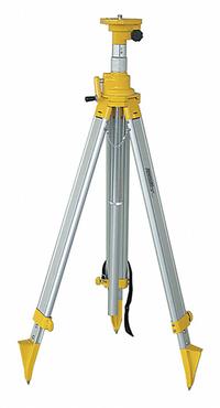 JOHNSON LEVEL Adjustable Elevating Tripod: Folding, 4 ft – 10 ft, Laser Levels, Flat Head, Aluminum (MPN 40-6330). Key specifications — attr938954: JOHNSON LEVEL; attr938956: Laser Levels; attr938960: Flat; attr938961: Carrying Strap; attr938962: Aluminum; attr938963: 5/8"-11.