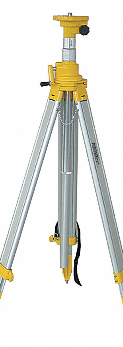 JOHNSON LEVEL Adjustable Elevating Tripod: Folding - Laser Level Tripods