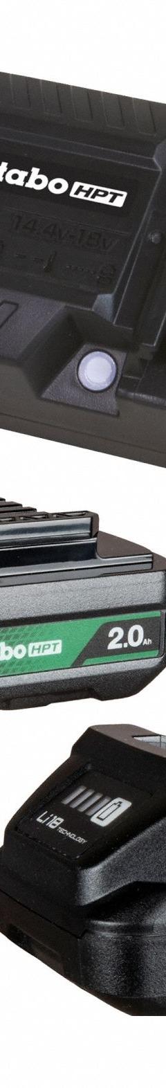 METABO HPT Starter Kit;Battery;Charger: 2 Ah, 2 Batteries Included, Charger Included, Tabbed, 18V DC (MPN UC18YKSLQBYM). Key specifications — attr1278107: Not Oil-Resistant.