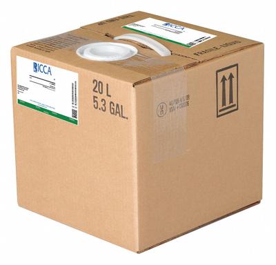 RICCA CHEMICAL Buffer - pH 4.00 - Color Coded Red: Lab, 20 L Volume, Liquid, pH 3.99 to 4.01 - pH Buffers