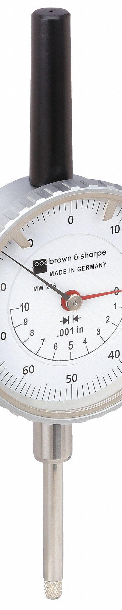 TESA BROWN & SHARPE Dial Indicator - Continuous Reading Back Lug Dial Indicators