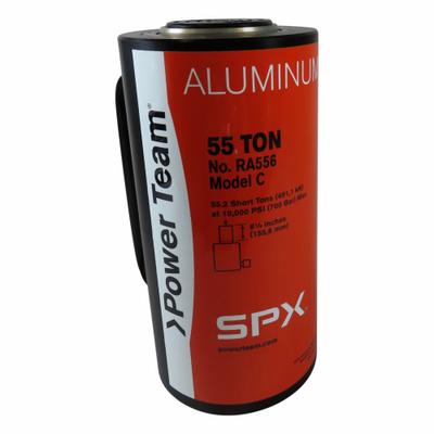 POWER TEAM Hydraulic Cylinder: Single Acting, 55 ton Nominal Capacity - Lightweight Rams