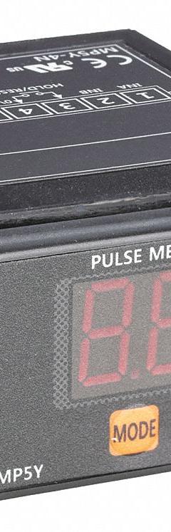 AUTONICS Panel Tachometer: -19,999 RPM Min RPM, 99,999 RPM Max RPM, 0.05% of Reading RPM Accuracy (MPN MP5Y-4N). Key specifications — Input Voltage: 100V to 240V AC; RPM Accuracy: 0.05% of Reading; Brand: AUTONICS.