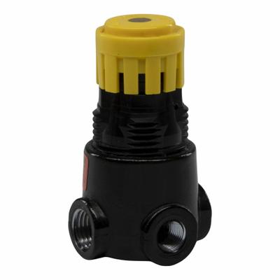 Parker Regulator: Zinc, 1/4 in NPT, 15 scfm, 1 psig to 15 psig, 300 psig Max Op Pressure - Parker FRL Air Regulators