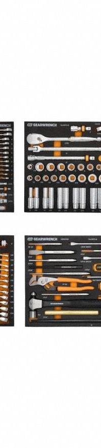 GEARWRENCH General Maintenance Tool Sets: 184 Total Pcs, Mechanics Hand Tools, Metric/SAE (MPN GWGMTK184). Key specifications — attr538253: GEARWRENCH; attr548973: 5; attr548974: Phillips and Slotted Screwdriver Set; attr548975: 184 Pc. GMTK Tool Kit in Foam Trays.