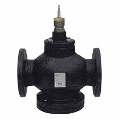 Siemens Hydronic Globe Valve: 2-Way, 160 CV Flow, 4 in Flanged, Cast Iron Body - 2-Way NPT Connection Globe Valves