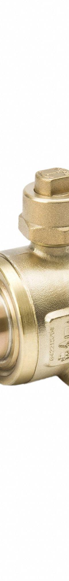 MUELLER Refrigerant Ball Valve: 4.3 Cv, 3/8 in Male Sweat, No Access Port, No Relief Port (MPN AP17860C). Key specifications — Brand: MUELLER; Access Port: No; Relief Port: No; A2L Compatible: Yes.