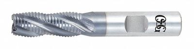 OSG Roughing End Mill: Cobalt, TiCN Coated, 3 Flute, Fine Pitch, 5/16" Mill Dia - General Purpose Cobalt Roughing End Mills
