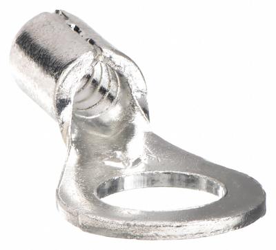3M Ring Terminal: Bare, #8 Stud Size, 16 AWG to 14 AWG Wire Sizes, 600 V - Non-Insulated Ring Terminals