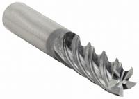 CLEVELAND Square End Mill: Carbide, TiAlN Coated, 5 Flute, 1" Mill Dia, 2-1/4" LOC, 5" OAL (MPN C80605)