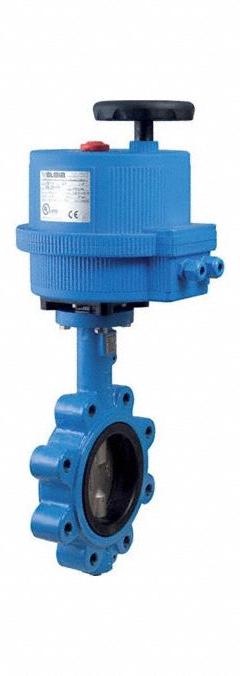 BONOMI Electrically Actuated Butterfly Valve: For Air/Water Media, Ductile Iron, 24V AC/DC, Lug (MPN EN501S-002-2-1/2). Key specifications — Input Control Signal: Manual; Brand: BONOMI; Disc Material: Stainless Steel.