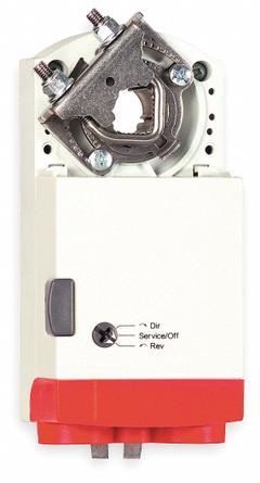 Actuator: Air Handlers/Air Units/Dampers/Louvers/Ventilation Flaps, Floating Point, 175 in-lb (MPN MN6120A1002). Key specifications — Manufacturer Part Number: MN6120A1002; Shaft Type: Self-Centering Clamping; Shaft Rotation: CW/CCW; Stroke Degree: 95°; Input Voltage: 24V AC; Brand: HONEYWELL; For Use With Building Automation Systems: Building Automation System Compatible; Electrical Connection Type: Screw Terminals.