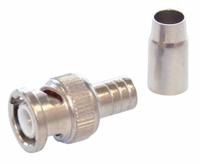 DOLPHIN COMPONENTS CORP Coaxial Connector: Male, Connector, Silver, Crimp-On (2 Piece), BNC, 10 PK (MPN DC-78-2). Key specifications — attr930438: Connector; attr930422: DOLPHIN COMPONENTS CORP; attr930423: Silver; attr930429: Nickel-Plated; attr930430: Male.