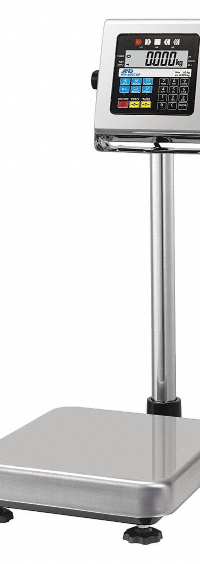 A&D WEIGHING Food Scale: 16 3/4 in Weighing Surface Dp - Food Scales