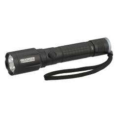GRAINGER Rechargeable Flashlight: Rechargeable, 750 lm, 4 hr Run Time at Max. Brightness, Black (MPN 49XX75). Key specifications — Charger Style Included: USB Type-C Cord; Brand: GRAINGER; Battery Requirements - Broad: Includes Rechargeable.