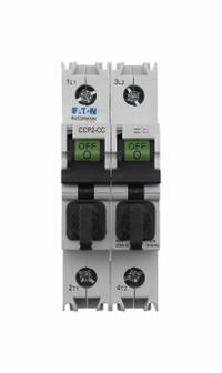 BUSSMANN Fuse Block: Finger-Safe, 2 Pole, 600 V AC, DIN Rail Mounting, Box Lug Termination (MPN CCP2-2-30CC). Key specifications — Brand: BUSSMANN.
