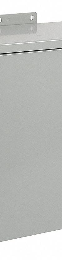 HOFFMAN Enclosure: Steel, 36 in x 30 in x 12 in, 3R, Solid Cover, Hinged, Galvanized (MPN A36R3012HCR). Key specifications — Brand: HOFFMAN; Closure Method: Screws; Knockouts: Not Included.