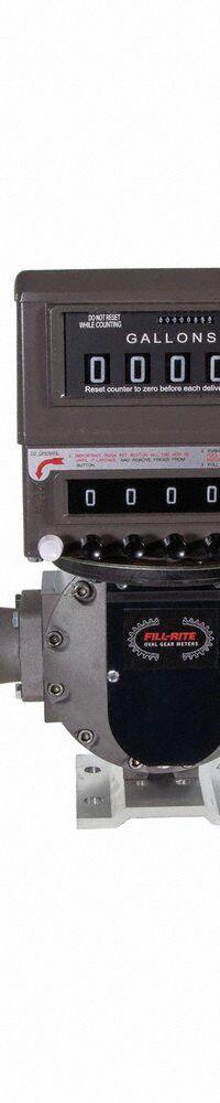 Positive Displacement Flowmeter (MPN TS15AV13ATCBMXBS4N). Key specifications — Display Type: Mechanical; Unit Of Measure: Gallons; Brand: FILL-RITE; Manufacturer Part Number: TS15AV13ATCBMXBS4N; Housing Material: Anodized Aluminum; Accuracy: +/-0.5%.