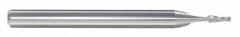 APPROVED VENDOR Ball End Mill: Carbide, 2 Flute, 1/16" Mill Dia, 1" LOC, 2-1/2" OAL (MPN 251-001122)