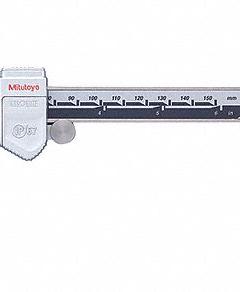 MITUTOYO Adjustable Jaw Digital Caliper: 0 in to 6 in /0 mm to 150 mm, Cabled, +/-0.0010 in Accuracy (MPN 573-701-20). Key specifications — attr1184461: +/-0.0010 in; attr1184462: 0.0005 in/0.01 mm; attr1184471: Inside; attr1184472: Adjustable Knife Edge; attr1184496: MITUTOYO.