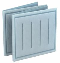 GRAINGER Link Air Filter: 25 in x 16 in x 1 in, 16 in Section Wd, 4 Sections, 3 Ply, MERV 8 (MPN 2DYK9). Key specifications — Performance Rating: MERV 8; Brand: GRAINGER; Media Material: Synthetic.