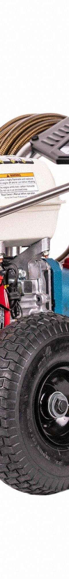 SIMPSON Gas-Powered Pressure Washer: Medium Duty, Cart, 3,400 psi, 2.5 gpm, Honda Engine (MPN 60735). Key specifications — attr1034381: Honda; attr1037666: SIMPSON.