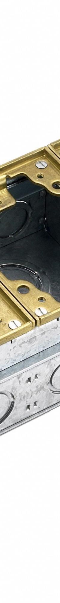 HUBBELL WIRING DEVICE-KELLEMS Floor Box: Rectangular, 34 cu in Capacity, Cover Included (MPN FB2423). Key specifications — For Conduit Sizes: (6) 3/4 in to 1-1/4 in; Brand: HUBBELL WIRING DEVICE-KELLEMS; Includes Cover: Cover Included.
