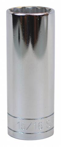 SK PROFESSIONAL TOOLS Socket: Metric, 1/2 in Drive Size, 30 mm Socket Size, 12-Point, Deep, Chrome (MPN 48030). Key specifications — attr1204417: SK PROFESSIONAL TOOLS; attr1204392: Chrome.