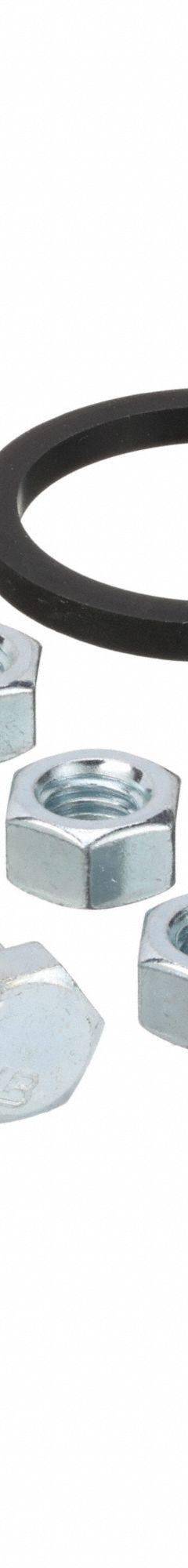 BELL & GOSSETT Flange Hardware Kits: P64910, Compatible with Grainger Part No. 4RD16/4RD17, Steel. Key specifications — Includes: (4) Nuts; Manufacturer Part Number: P64910; Flange Bolt Material: Steel; Compatible with Manufacturer Model Number: 106189; Gasket Material: Rubber.