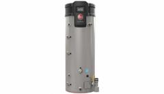 TRITON Commercial Gas Water Heater: Liquid Propane, Low NOx, 50 gal, 100,000 BTU/ft/sq ft/hr/° F (MPN GHE50SU-100 LP /700590). Key specifications — Display Sell UOM: EA; Market: Commercial; Standards: UL Classified; Brand: TRITON; Low NOx: Yes; Water Connection Location: Side; Fuel Type: Liquid Propane; Included Valves: Temperature and Pressure Relief.