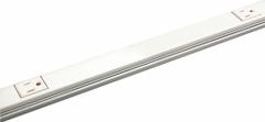 Prewired Raceway: 1 Circuits, 6 Outlets, NEMA 5-15R, 6 ft Lg, 1 5/16 in W x 13/16 in H, Steel (MPN V20GB612). Key specifications — Color: Ivory; Series: Plugmold(R); Includes: (2) Blank End Fittings; Brand: LEGRAND.