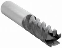 WIDIA HANITA Square End Mill: Carbide, AlTiN Coated, 5 Flute, 1/2" Mill Dia, 1-1/4" LOC, 3" OAL (MPN 4C0513015ST)