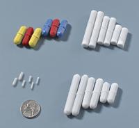 Stirring Bar Kit: Cylindrical, Alnico, 25.4 mm_50.8 mm_38.1 mm Overall Lg, 8 mm Dia, Autoclavable (MPN F37161-0000). Key specifications — Color: White; Brand: SP SCIENCEWARE; Product Type: Stirring Bar Kit; Shape: Cylindrical.