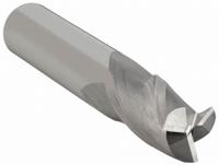 CLEVELAND Square End Mill: Carbide, 3 Flute, 3/4" Mill Dia, 1-1/2" LOC, 4" OAL (MPN C61693)