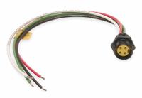 BRAD HARRISON External Thread Receptacle: 130013, 1/2"-14 Mounting Thread Size, 1 ft Wire Lg, 4 Pins (MPN 1R4004A20A120). Key specifications — IP Rating: IP67; Mounting Thread Size: 1/2"-14; Brand: BRAD HARRISON; Mounting Style: Panel; Series: 130013.
