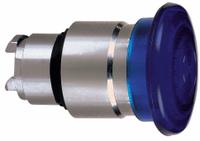 SCHNEIDER Mushroom Head Push Button: Blue, 22 mm Mounting Size, Metallic, Maintained (MPN ZB4BW663). Key specifications — Brand: SCHNEIDER; Action: Maintained; Series: XB4; Push Button Material Type: Metallic.