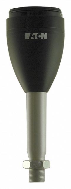 EATON Mounting Base: Tower Light Base, For SL7, 3 1/2 in Overall Ht, 2 3/4 in Overall Dia (MPN SL7-CB-T-400). Key specifications — Brand: EATON; Compatible with Series: SL7; Connection Type: Spring-Loaded Terminal; Housing Color: Black; IP Rating: IP66; Mounting Location: Pole Mount; Manufacturer Part Number: SL7-CB-T-400; Includes: Banjo Belt.