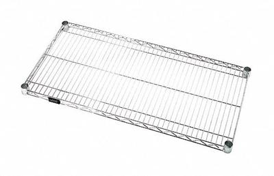 QUANTUM STORAGE SYSTEMS Metal Shelving: 72 in x 18 in, 1 Shelves, Split Sleeve - Wire Shelves for Dry Use