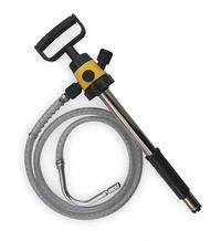 OILSAFE Hand Pump: Piston Action, Pump with Hose, Nozzle & Spout, ABS/Stainless Steel Housing, 5 ft (MPN 102309). Key specifications — Brand: OILSAFE; Housing Material: ABS/Stainless Steel; Maximum Flow Rate: 12 oz per stroke; Suction Tube Material: SS; Seal Material: Viton.