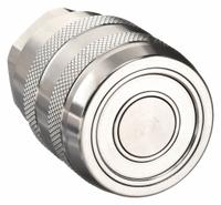 PARKER Hydraulic Quick Connect Hose Coupling: 3/8 in Coupling Size, 316 Stainless Steel, Nitrile (MPN S71-3C6-6F). Key specifications — Seal Material: Nitrile; Body Material: 316 Stainless Steel; Brand: PARKER.