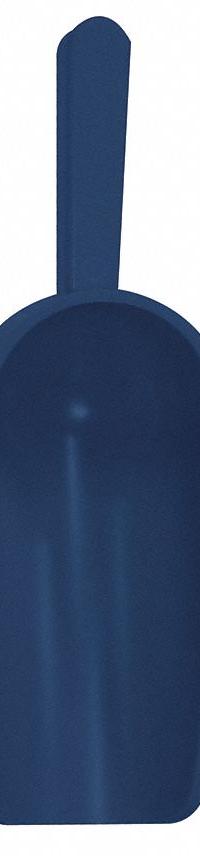 Scoop: Sterile, Polystyrene, 250 mL Capacity - mL, 8 1/2 fl oz Capacity - oz, 19.1 cm Overall Lg (MPN H36906-0006). Key specifications — Standards: FDA Grade Material; Color: Blue; Product Type: Scoop; Brand: APPROVED VENDOR.