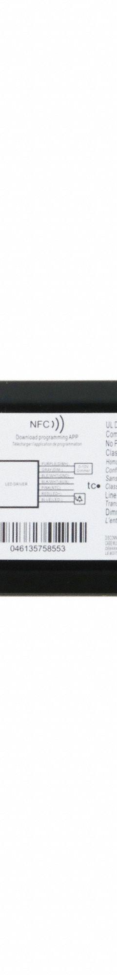 LEDVANCE LED Driver: Class 2, 180 W Max. Power Output, 120 to 277V AC, 70 to 280V DC, 0-10V (MPN LEDrv180UNV1250DIMAUX12P6NFC). Key specifications — Brand: LEDVANCE; Output Voltage: 70 to 280V DC; Dimming Method: 0-10V; Output Current: 350 to 1,250 mA.