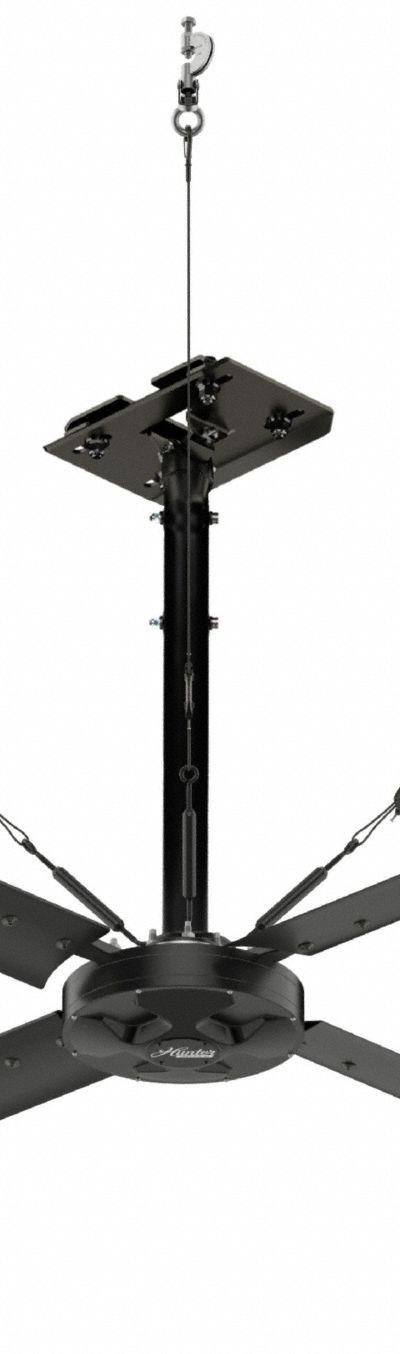 HUNTER INDUSTRIAL Ceiling Fan: 68,544 cfm Airflow - Industrial HVLS Ceiling Fans
