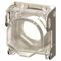 SIEMENS Pushbutton Guard: 22 mm Panel Mounting Hole Dia, Silver, Metal/Plastic, 3SU (MPN 3SU1950-0DV80-0AA0). Key specifications — Manufacturer Part Number: 3SU1950-0DV80-0AA0; Brand: SIEMENS; Compatible Product Type: Extended Push Buttons; Compatible with Series: 3SU; Material: Metal; Features: Padlockable.