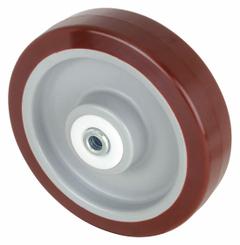 APPROVED VENDOR Caster Wheel: 6 in Wheel Dia., 1 1/2 in Wheel Wd, Polyurethane, 450 lb Load Rating (MPN 26Y383). Key specifications — Brand: APPROVED VENDOR; Wheel/Tread Color: Red.