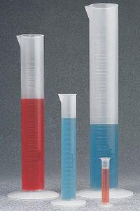 NALGENE Graduated Cylinder: Polypropylene, 500 mL, 16.9 fl oz, To Contain (TC), Round, Colorless (MPN 3664-0500). Key specifications — attr1370610: Round; attr1370612: Colorless; attr1370591: To Contain (TC); attr1370582: NALGENE.